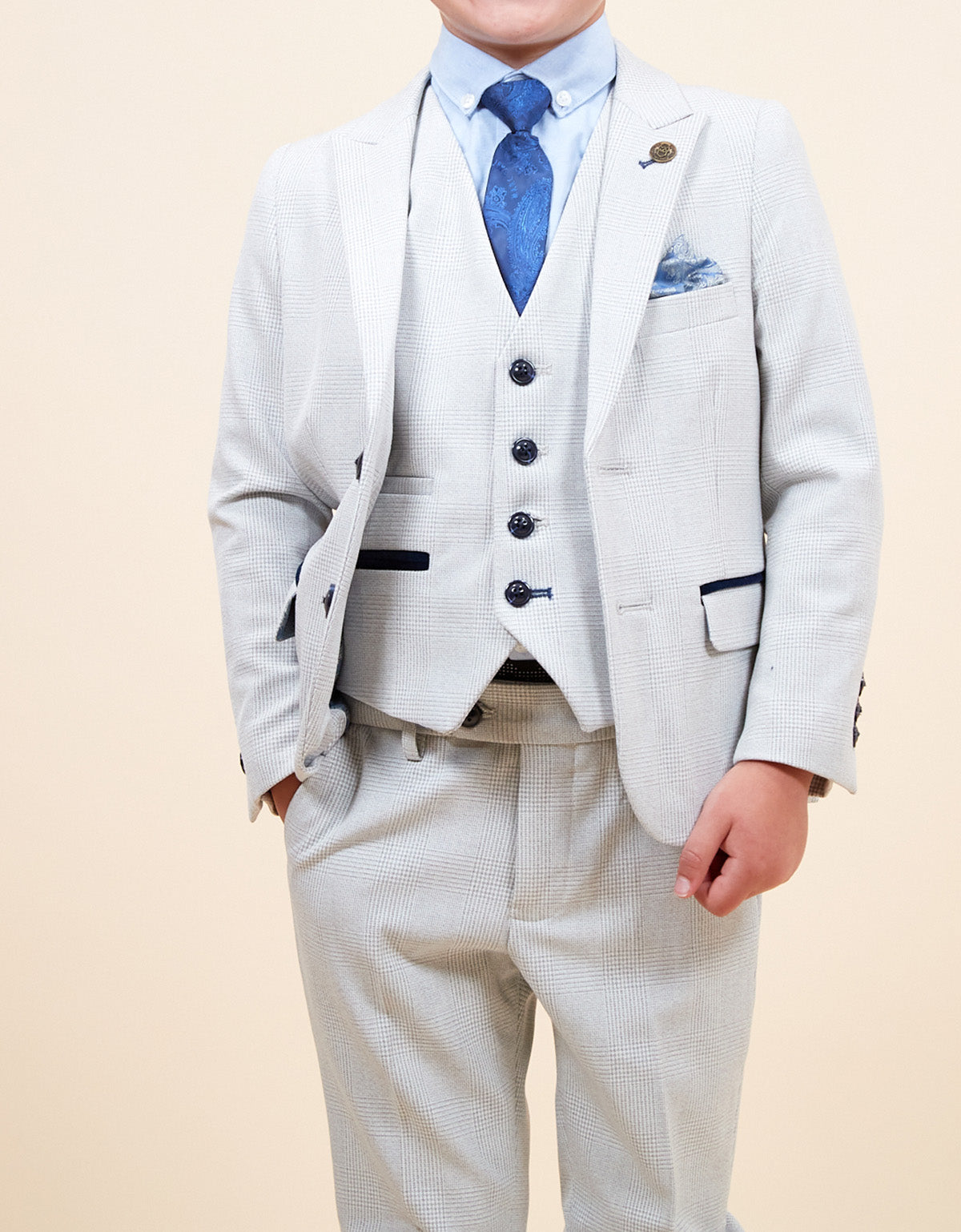 Bromley Sky Boys 3-Piece Suit