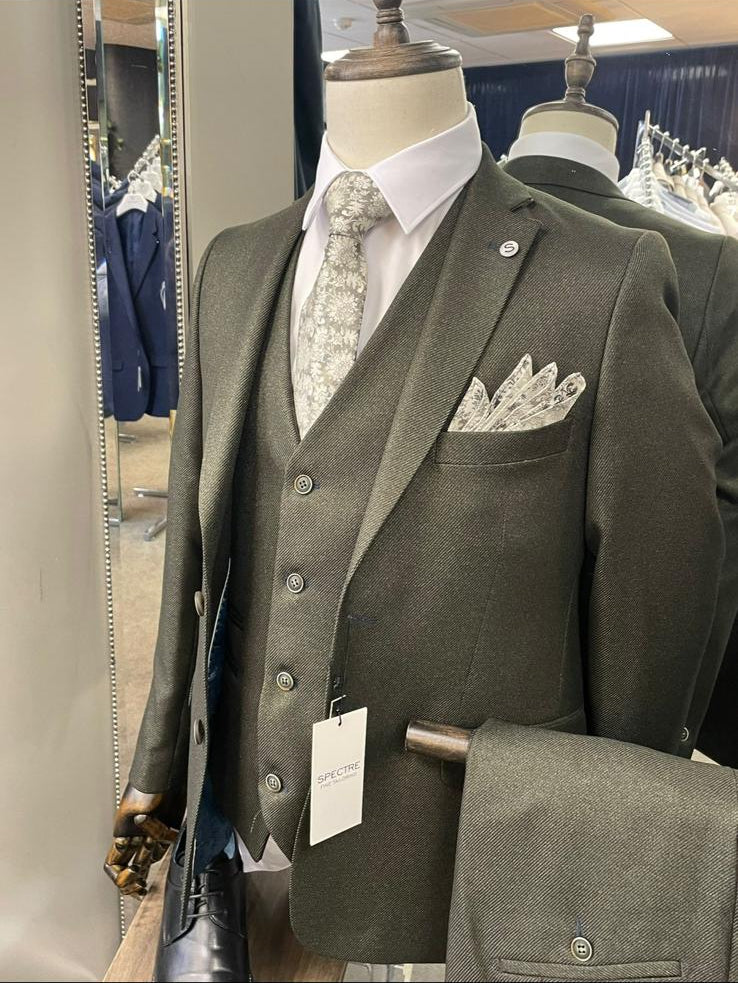 Spectre Watson 3 Piece Evergreen Suit