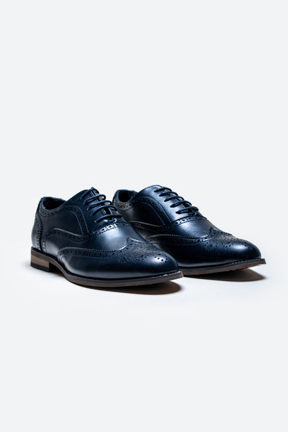 Clark Navy Suit Shoes