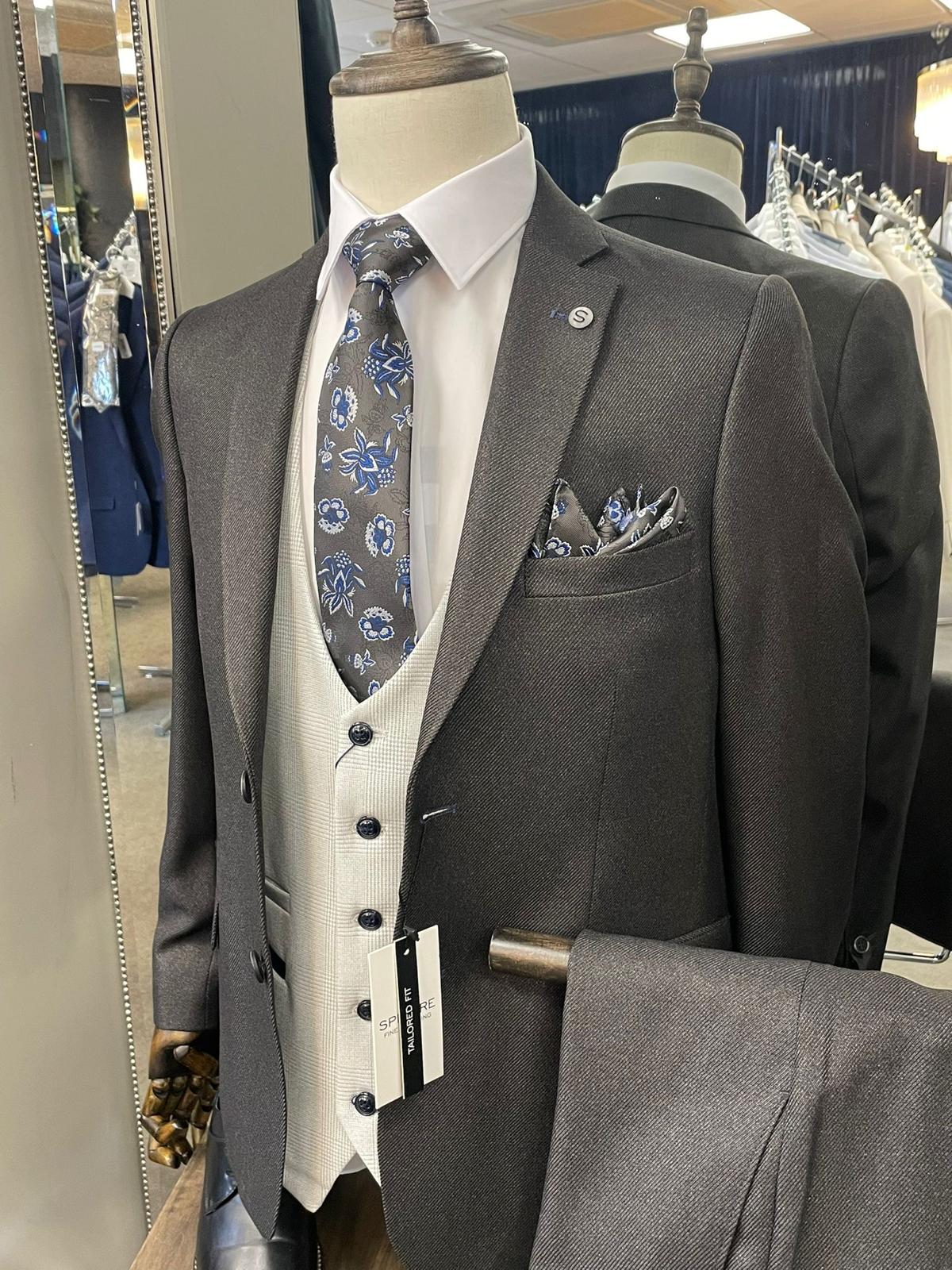 Watson Charcoal with Bromley Waistcoat